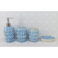 Fish Embossed Bathroom Set for Atacado